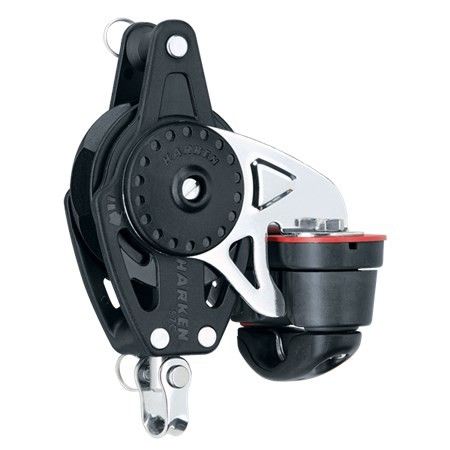 Harken 57mm Ratchamatic Block Swivel, Becket, Cam Cleat