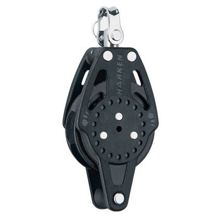 Harken 57mm Ratchamatic Block - Swivel, Becket