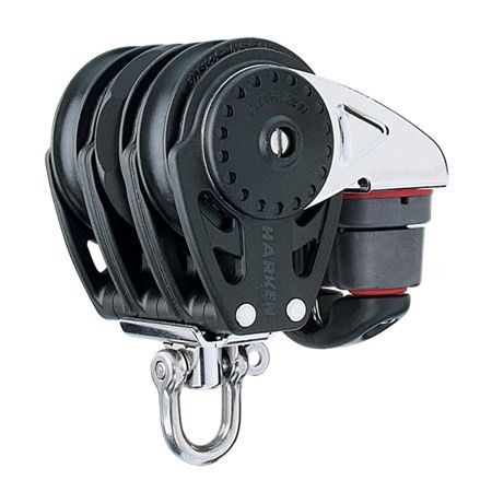 Harken 57mm Triple Ratchamatic Block- Swivel Cam Cleat